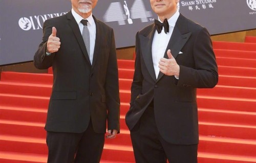 金像奖红毯：章子怡短发惊艳全场，古天乐大回春，新港片女神绝美